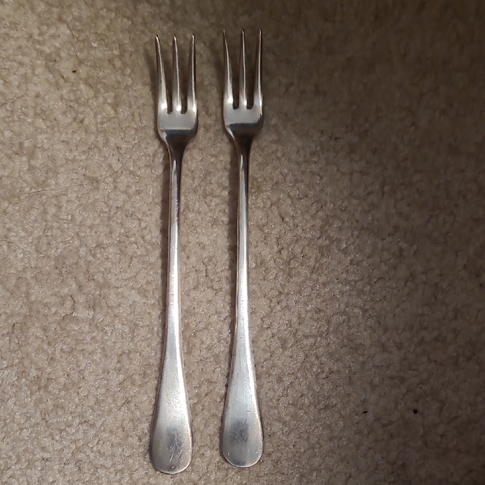 Medco EPNS silver Cocktail Fork Set Of 2